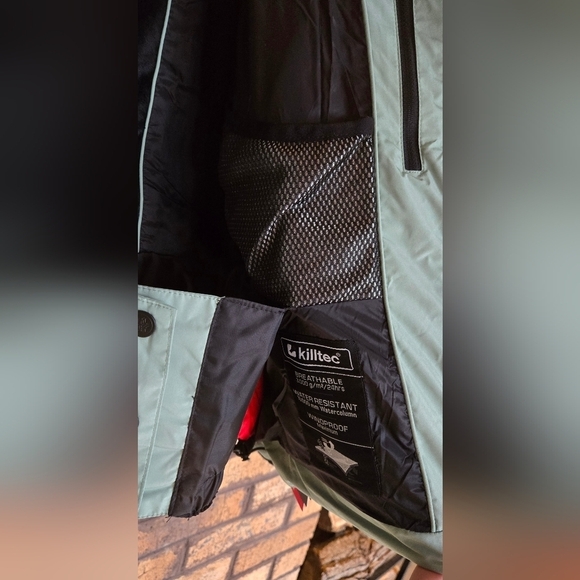 Cc - NWT Killtec houndstooth logo puffer ski jacket - Picture 10 of 12